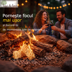 Aprinzătoare de foc bio