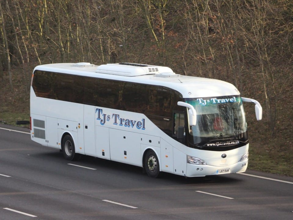 GRANDAD DENNIS COACH HIRE BY TJS TRAVEL LEEDS