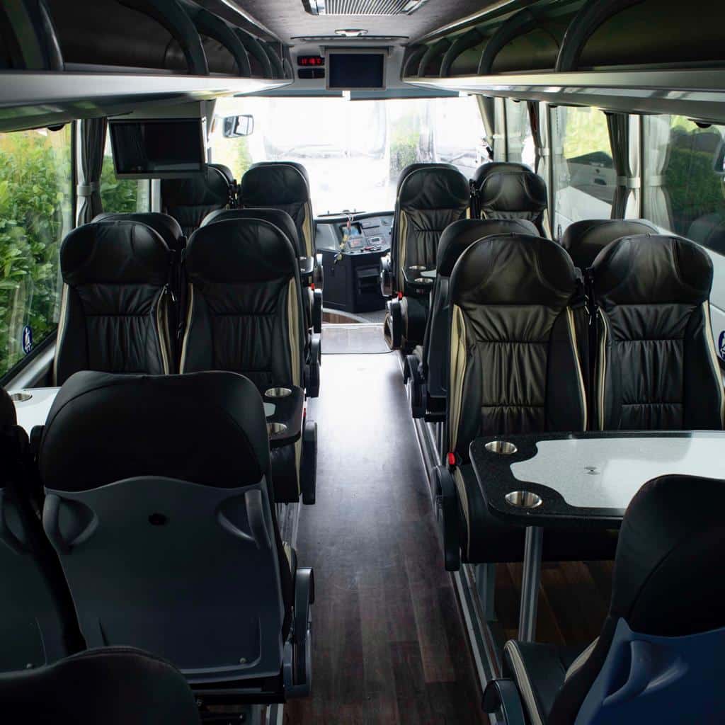 VIP 22 Seater Luxury Coach at TJs Travels Leeds
