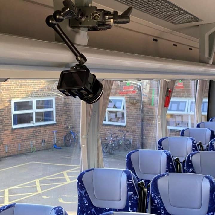 Filming In TJs Travel Coach