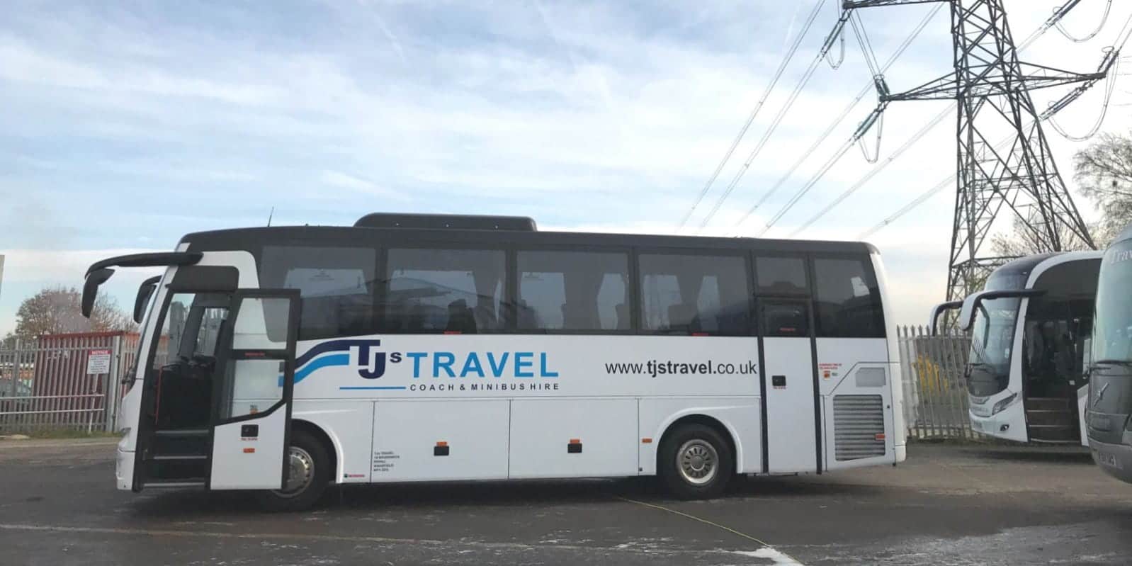 Simon Cowell Coach Temsa at TJs Travel Leeds