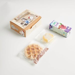 Snack Box วาฟเฟิล 1 + เบเกอรี่ 1 + น้ำ 1
