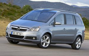Opel ZAFIRA od r. výroby 10/2005 do r. výroby 09/2011 5 míst