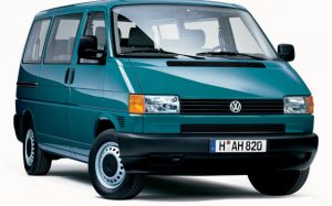 VW T4 Multivan od r. v 09/1990 do r.v. 03/2003 1+1 míst