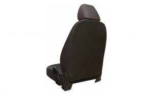 Kožená záda - černá