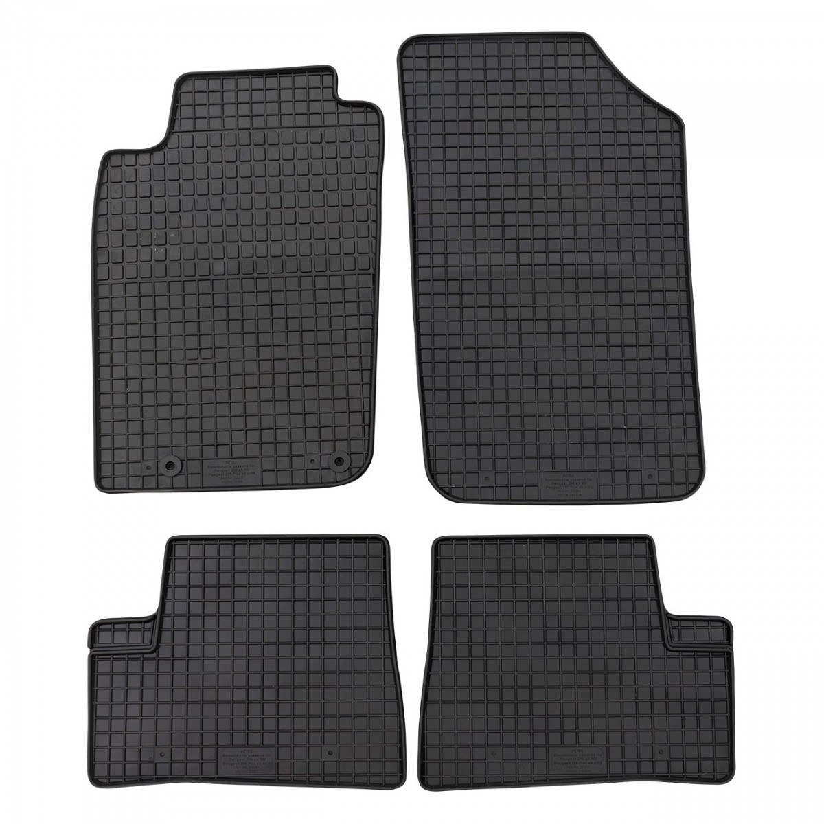 Gumové autokoberce Peugeot 206 1998-2012